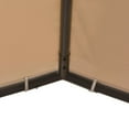 thumbnail image 4 of vidaXL Gazebo Pavilion Tent Canopy 13' 1"x13' 1" Steel Beige, 4 of 5
