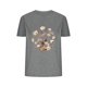thumbnail image 2 of Fiudx Ofertas Flash Artículos En Oferta Blusas con Estampado de Flores Pequeñas para Mujer Top de Manga Corta con Cuello Redondo, 2 of 4