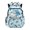 Blue Sea Turtle Reading, variant on Psesaysky Feathered War Horse Pattern Book Bag with Adjustable Shoulder Strap, multi-tasche Lightweight 17 Inch Daypack for School Primary School