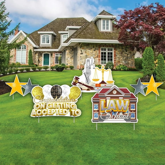Victory Store Law School Congratulations Graduation Yard Decor Set 20045