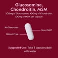 thumbnail image 6 of Bestvite Glucosamine – Chondroitin MSM 500/400/100 per Capsule (240 Capsules) with Patented OptiMSM - Maximum Strenght Formula for Joint Support - No Stearates - Gluten Free - Non GMO, 6 of 7