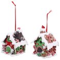 thumbnail image 4 of 2pcs Christmas Candy House Lighted Gingerbread House Tabletop Decor Christmas Gift, 4 of 8