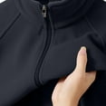 thumbnail image 4 of Donemore Men's Fleece Jacket Long Sleeve Stand Collar Zippered Pockets Casual Winter Warmth, 4 of 9
