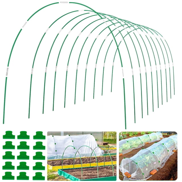 Kit de túneles de cultivo Greenhouse Hoops WYRJXYB, 60 unidades, para camas elevadas