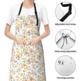 thumbnail image 6 of Lsque Floral1 Waterproof Apron Chef Aprons for Men Heavy Duty Chemical Work Apron Extra Long Grilling Aprons with Adjustable Bib Apron, 6 of 9