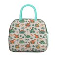 thumbnail image 2 of Womens LightColor Cartoon Dinosaurs Jungle Pattern Lunch Box for Work,Insulated Lunch Bag for Women,Loncheras Para Mujer,Leakproof Adult Lunch Bag for Work,Beach,Travel,Picnic,Camping, 2 of 7