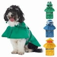 thumbnail image 2 of Fashionable Reflective Pet Dog Raincoat Cute Animal Raincoat Pet Hooded Waterproof Jacket Clothes Dog Clothes for Big Dogs, 2 of 9