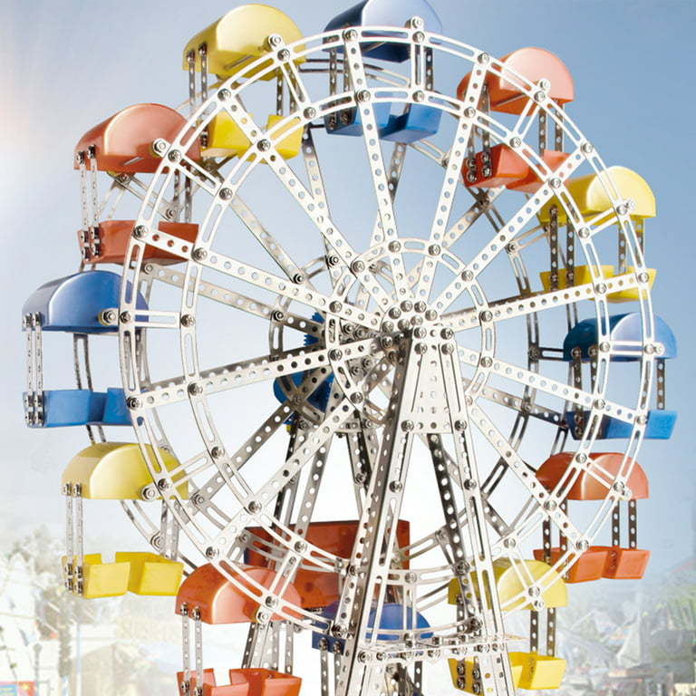 Eitech 23 Inch Ferris Wheel Construction Set, Battery Powered Kids