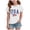 A123-White, variant on Girls T-Shirt 2-14 Years American Flag Patriotic Print 4th of July Independence Day Outfit Casual Summer Tee Versatile Lightweight Modern Classic(3-4 Years,A123-White)