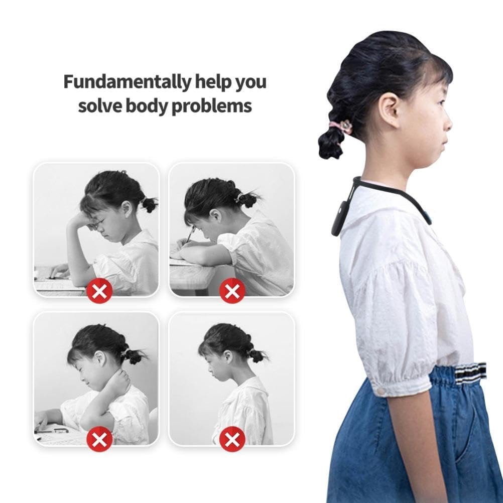 CATPAN Ergonomic Posture Corrector with Intelligent Chip Hunchback Monitoring for Back Neck Support Work Study Office Home – Adjustable Posture Support for Men Women
