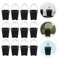 thumbnail image 3 of 12 Sets Humidity Dome Nursery Pots Plant Pots Square Flower Starting Pots, 3 of 6