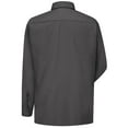 thumbnail image 3 of Red Kap Men's Long Sleeve Solid Ripstop Shirt, 3 of 4