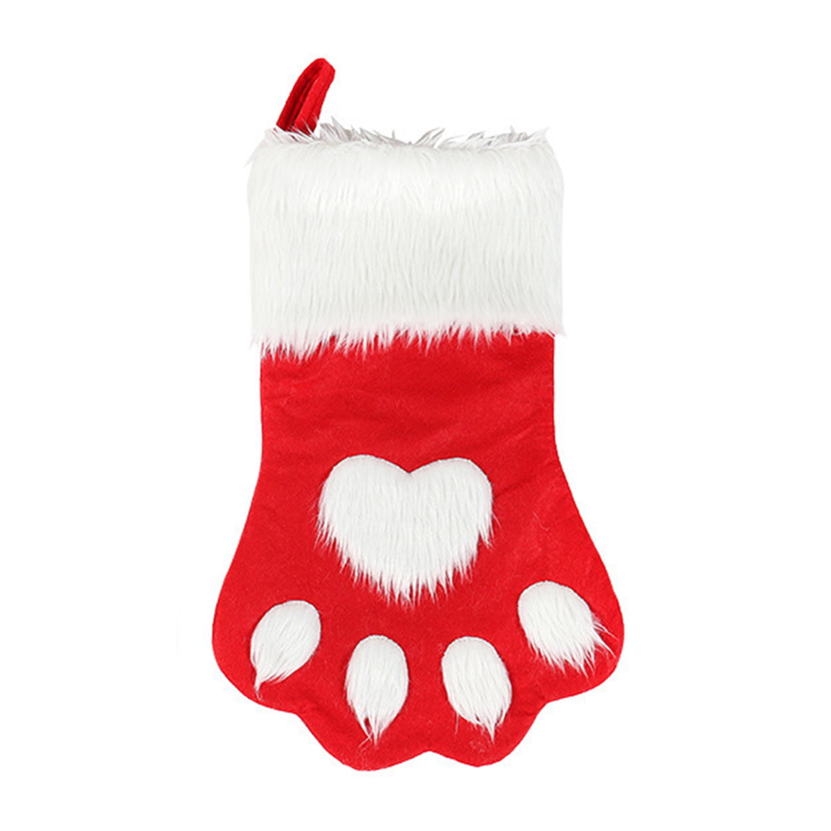 Holiday Time I Love Heart My Cat Breed Choice Christmas Stocking Red White 