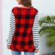 thumbnail image 5 of Pntutb Mujer Moda Casual Manga Larga Cómodo Lattice Stripe Sudadera tops Blusa Pntutb Pntutb-3789, 5 of 5