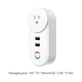 thumbnail image 3 of Enchufe De Alimentación Wifi Inteligente Enchufe eléctrico 16A WiFi Smart Socket para Google Home para Alexa (enchufe de EE. UU.), 3 of 9