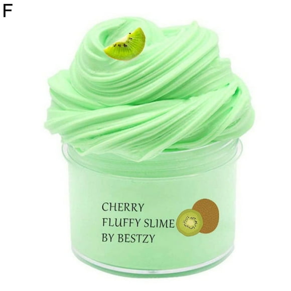 Flmtop 70ML Slime Toy Fluffy Anti-tear Stretchy Cloud Slime Butter Sludge Toy for Relax