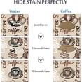 thumbnail image 2 of Coffee Mat Coffee Cup Drying Mat for Kitchen Counter Large Coffee Maker Mat Hide Stain Absorbent Rubber Backed Dish Drying Mats for Countertops Coffee Bar Accessories 24x16 Inch, 2 of 6