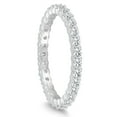 thumbnail image 2 of SZUL Women's Diamond Eternity Band in 10K White Gold (.81 - .99 CTW), 2 of 3