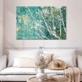 thumbnail image 2 of Elephant Stock Blue Birch Ii Wall Art - Horizontal Canvas Wall Art - Living Room Wall Decor - Floral And Botanical Canvas - Teal And Orange Decor By Julia Purinton - 48" x 32", 2 of 8