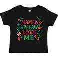 thumbnail image 3 of Inktastic Mamaw and Papaw Love Me Girls Toddler T-Shirt, 3 of 5