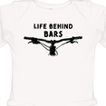 thumbnail image 4 of Inktastic Life Behind Bars Mountain Bike Boys or Girls Long Sleeve Baby Bodysuit, 4 of 5
