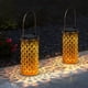 thumbnail image 3 of Advancent Farol solar para exteriores, lámpara de proyección decorativa para paisaje, camino impermeable, calle, jardín, paisajismo, Iluminación y accesorios Plata, 3 of 6