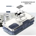 thumbnail image 2 of Funda Super Case para Samsung Z Fold 4, compatible con soporte magnético para coche, protección total de 360°, soporte de anillo, 2 of 5