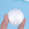 thumbnail image 3 of 50Pcs Foam Craft Balls Smooth Styrofoam Balls Round Polystyrene Balls DIY Modeling Art Projects Christmas Decorations (Solid 5cm), 3 of 8
