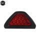 thumbnail image 3 of Universal Motorcycle Brake Signal Light Triangle Led Rear Fog Light F1 Racing Light Brake Strobe Warning Light Rear Tail Light ws, 3 of 4