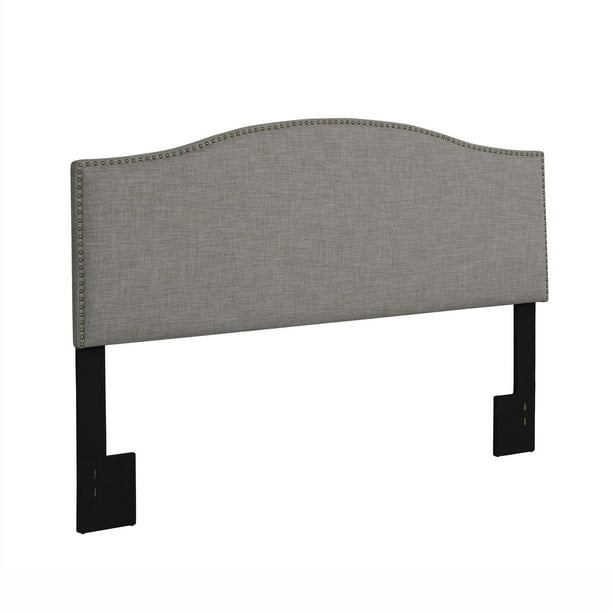 Better Homes and Gardens Grayson Linen Headboard with Nailheads