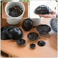 thumbnail image 3 of MasteelfCA 20Pcs Flower Pot Hole Mesh Pads Bonsai Grid Drainage Mesh Mat Bowl Shape Planter Mesh Pad, 3 of 8