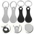 thumbnail image 4 of 4Pcs Stainless Steel Trolley Tokens Small Trolley Tokens Shopping Cart Trolley Tokens Portable Trolley Tokens, 4 of 8