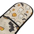 thumbnail image 4 of Yayeee Double Oven Mitt Kitchen Heat Resistant Baking 35" x7" Quilted Glove, Halloween Cute Ghosts, 4 of 6