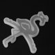 thumbnail image 5 of Molde de silicona para suspensión de 4 piezas, moldes para fundición de resina para dulces, fondant, azúcar, artesanía, pastel, chocolate, herramienta Flamingo 8x9cm Sunnimix Moldes de silicona para moldes, 5 of 8