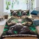 thumbnail image 2 of El Auge de las Bestias Conjunto de sábanas temático, trío de piezas, cómodo y amigable con la piel, diseño único, regalo de decoración para el hogar para familiares, amigos y fans,140cm *210cm, 2 of 6