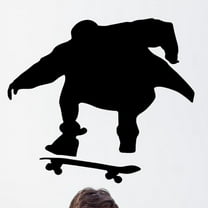 Wallhogs Skateboard Silhouette III Cutout Wall Decal