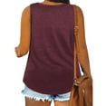 thumbnail image 7 of Save On Plus Size Sleeveless Shirts For Women Summer Round Neck Tank Tops Plain Classic Tee Shirts Pullover Sweater Blouses Baggy Boho Dressy Shirts Going Out Beach Clothes 2025, 7 of 7