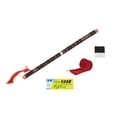 thumbnail image 1 of E Key Chinese Traditional Instrument Dizi Bitter Bamboo Flute with Chinese Knot for Beginners, 1 of 8