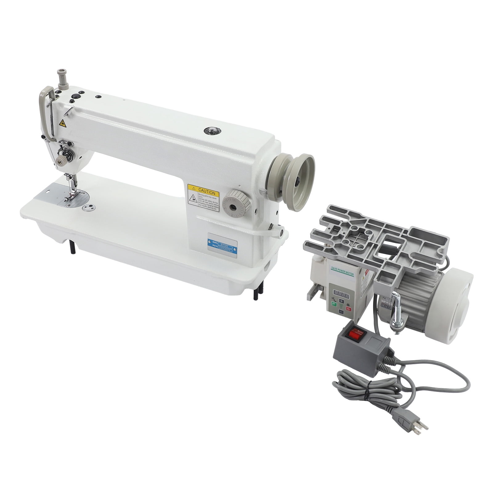 110V Commercial Sewing Machine with Motor Industrial Upholstery Sewing 550W