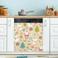 thumbnail image 2 of Coolnut Cartoon Snowman and Polar Bear Dishwasher Magnet Cover, Front Dishwasher Cover Decoration, Home Cabinet Decals Appliances Stickers, Magnetic Sticker Christmas Decorative, 2 of 6