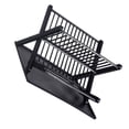 thumbnail image 3 of Escurridor de platos de 2 niveles, gran capacidad, plegable, para cocina, color negro, 3 of 14