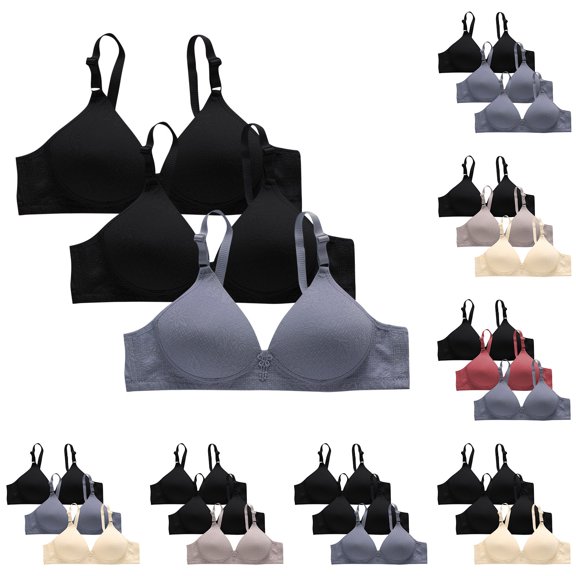Rvasteizo Women's Wireless Bralette Spaghetti Strap Breathable Push Up Thin Everyday Bras,XL