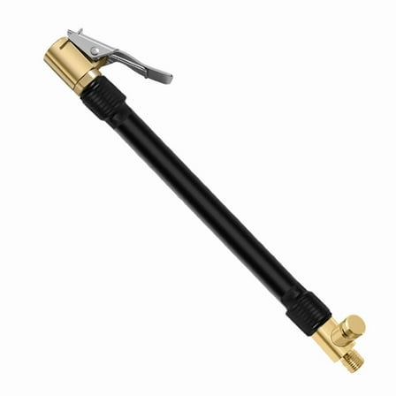 Car Air Hose Tire Inflator Rubber Hose Inflator Self-Locking Air Chuck with Air Hose and Standard Tire Valve Fine Thread for 0.305" x32TPI Air Compressor Pump Audew/EPAuto/AstroAI/JACO/DBPOWER/Mbrain