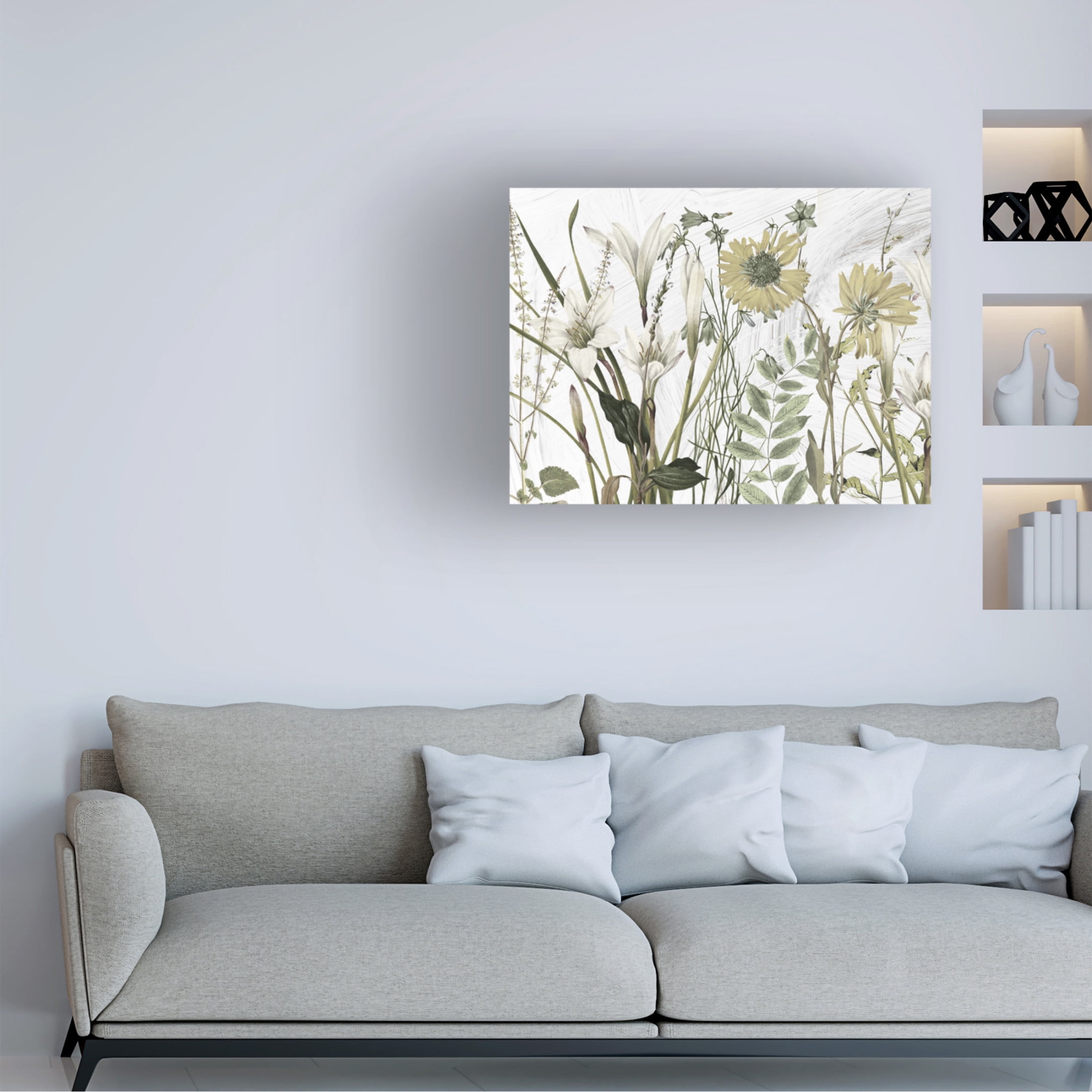 Canvas Wall Art - Sasha 'All Dressed Up I' Wall Art for Living Room, Bedroom, or Office Décor by Trademark Fine Art - 24 x 18 Inches
