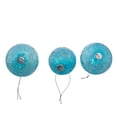 thumbnail image 2 of Kurt Adler 80MM Blue Finial, Onion, and Ball Glass Ornaments, 3-Piece Set, 2 of 4
