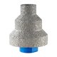 thumbnail image 3 of Bit de fresado de agujero de diamante de hilo M10 20-25-50 mm 3 capas de accesorios para accesorios para mármol de granito, 3 of 7
