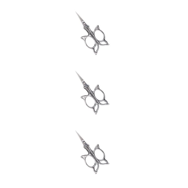 Kenally Tijeras de costura de moda y duraderas para bordado y costura Tijeras de bordado fáciles de platear Type1 NO1