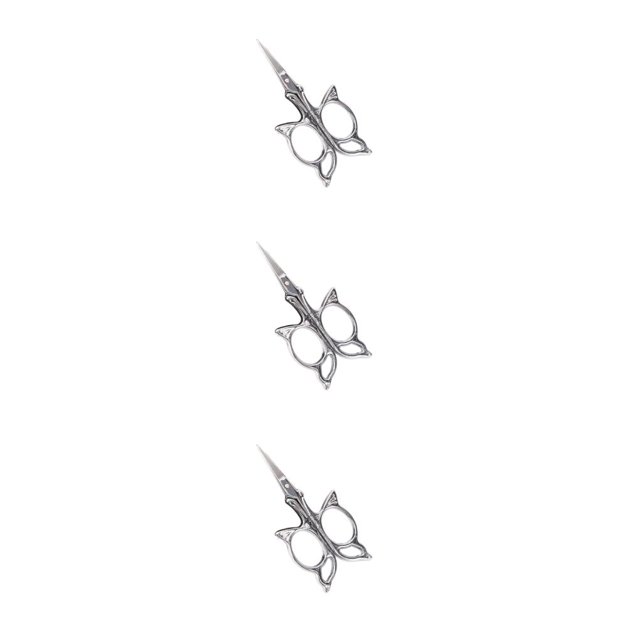 Kenally Tijeras de costura de moda y duraderas para bordado y costura Tijeras de bordado fáciles de platear Type1 NO1