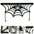 thumbnail image 3 of Miangastore Halloween Fireplace Mantel Scarf Halloween Decorations Spiderweb Fireplace Cover, 3 of 8
