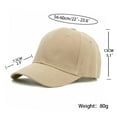 thumbnail image 2 of CYifei Top Level Baseball Cap Men Women - Classic Adjustable Plain Hat, 2 of 4